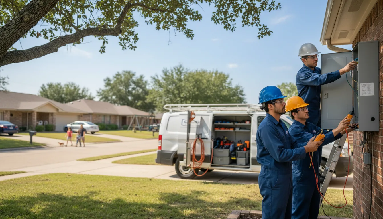 Certified electrician providing emergency electrical services in Epworth, IA